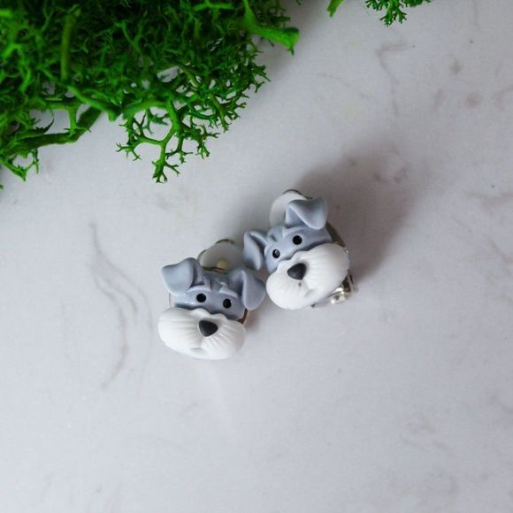 Clip on poly clay studs bundle 2 - Picture 12 of 12